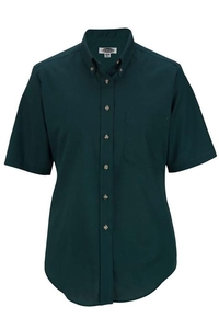 5230 - Edwards Ladies' Short Sleeve Easy Care Poplin Shirt