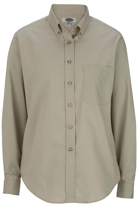 5280E - Edwards Ladies' Long Sleeve Easy Care Poplin Shirt