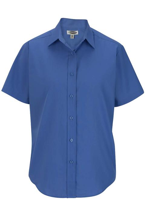 5313 - Edwards Ladies' Short Sleeve Broadcloth Shirt