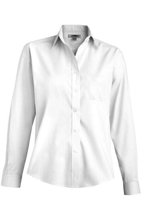 5363 - Edwards Ladies' Long Sleeve Broadcloth Shirt