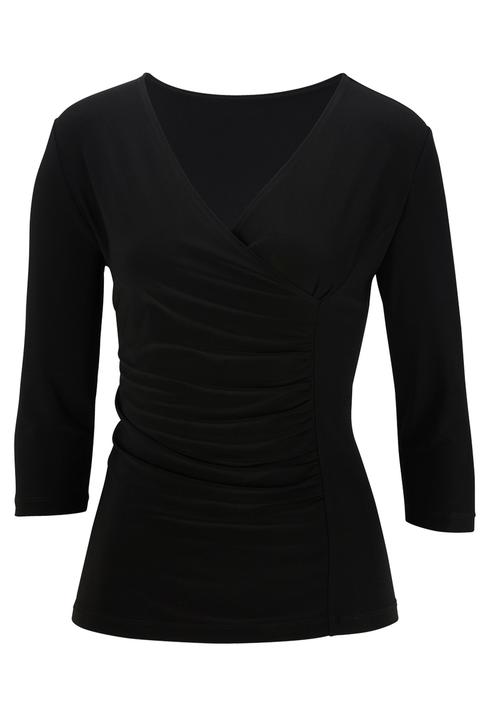 5430 - Edwrds Ladies' 3/4 Sleeve Crossover Knit Top