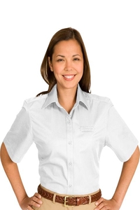 5740 - Edwards Ladies' Short Sleeve Cotton Plus Twill Shirt