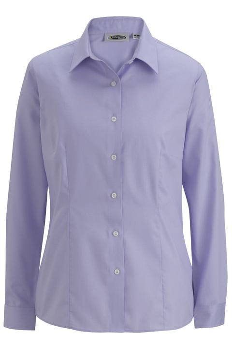 5978 - Edwards Ladies' Long Sleeve Non Iron Oxford Blouse