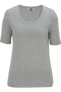 7055 - Edwards Ladies' Scoop Neck Short Sleeve Sweater