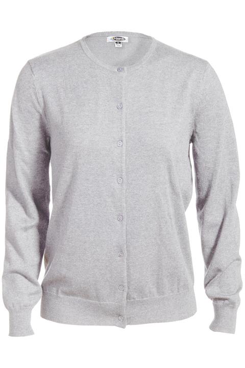7111 - Edwards Ladies' All Cotton Jewel Neck Sweater