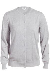 7111 - Edwards Ladies' All Cotton Jewel Neck Sweater