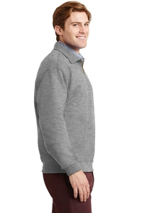 4528M - Jerzees Super Sweats NuBlend 1/4 Zip Sweatshirt with Cadet Collar