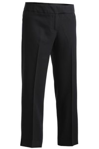 8550 - Edwards Ladies' Mid Rise Flat Front Hospitality Pant