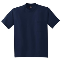 5190 - Hanes Short Sleeve Beefy T-Shirt with Pocket