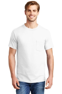 5190 - Hanes Short Sleeve Beefy T-Shirt with Pocket