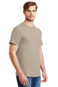 5190 - Hanes Short Sleeve Beefy T-Shirt with Pocket