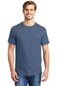 5190 - Hanes Short Sleeve Beefy T-Shirt with Pocket