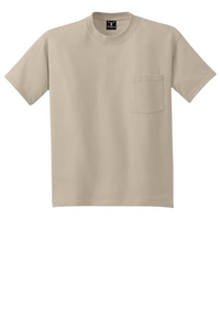 5190 - Hanes Short Sleeve Beefy T-Shirt with Pocket