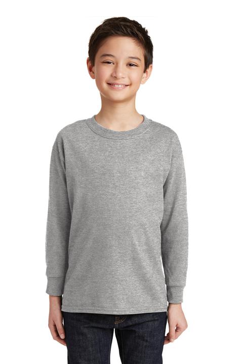 5400B - Gildan Youth Heavy Cotton 100% Cotton Long Sleeve T-Shirt