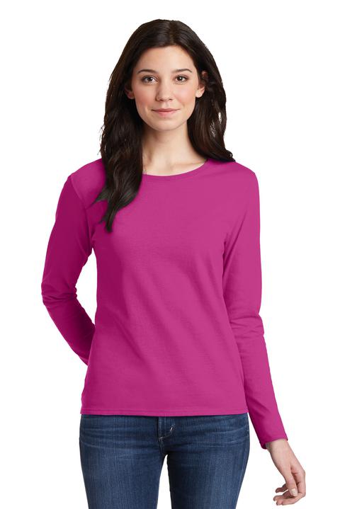 5400L - Gildan Ladies Heavy Cotton 100% Cotton Long Sleeve T-Shirt