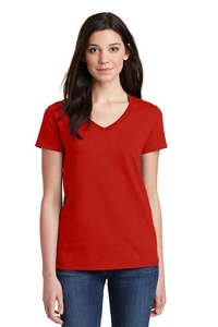 5V00L - Gildan Ladies Heavy Cotton 100% Cotton V-Neck T-Shirt