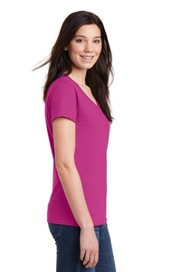 5V00L - Gildan Ladies Heavy Cotton 100% Cotton V-Neck T-Shirt