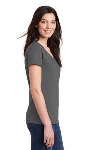 5V00L - Gildan Ladies Heavy Cotton 100% Cotton V-Neck T-Shirt