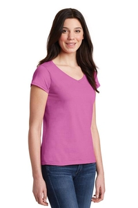 64V00L - Gildan Softstyle Junior Fit V-Neck T-Shirt