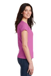 64V00L - Gildan Softstyle Junior Fit V-Neck T-Shirt