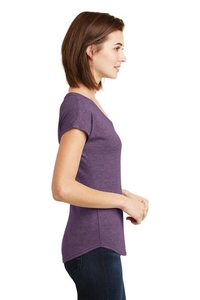 6750VL - Anvil Ladies Tri-Blend V-Neck Tee