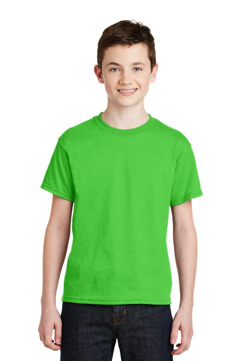 8000B - Gildan - Youth DryBlend 50 Cotton/50 Poly T-Shirt.  8000B