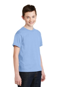 8000B - Gildan - Youth DryBlend 50 Cotton/50 Poly T-Shirt.  8000B