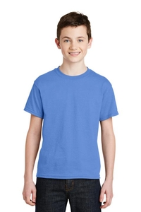 8000B - Gildan - Youth DryBlend 50 Cotton/50 Poly T-Shirt.  8000B