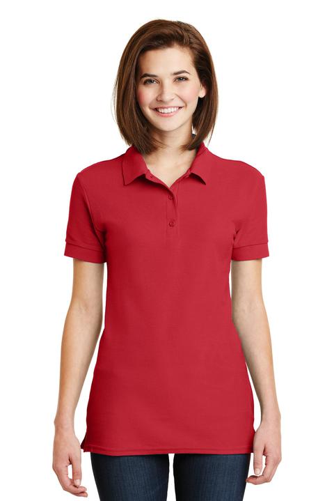 82800L - Gildan Ladies 6.6-Ounce 100% Double Pique Cotton Sport Shirt