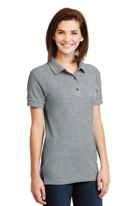 82800L - Gildan Ladies 6.6-Ounce 100% Double Pique Cotton Sport Shirt