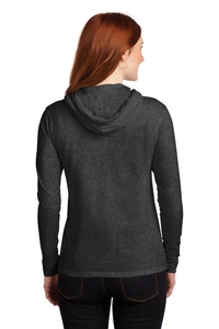 887L - Anvil Ladies 100% Combed Ring Spun Cotton Long Sleeve Hooded T-Shirt