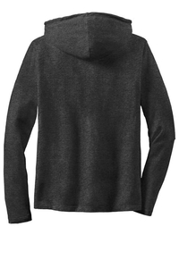 887L - Anvil Ladies 100% Combed Ring Spun Cotton Long Sleeve Hooded T-Shirt