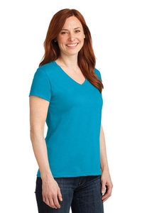 88VL - Anvil Ladies 100% Combed Ring Spun Cotton V-Neck T-Shirt