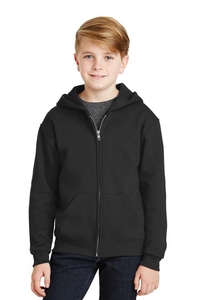 993B - JERZEES - Youth NuBlend Full-Zip Hooded Sweatshirt.  993B