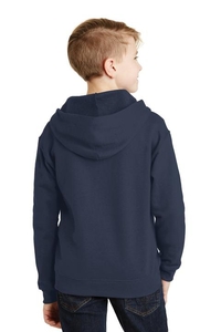 993B - JERZEES - Youth NuBlend Full-Zip Hooded Sweatshirt. 993B