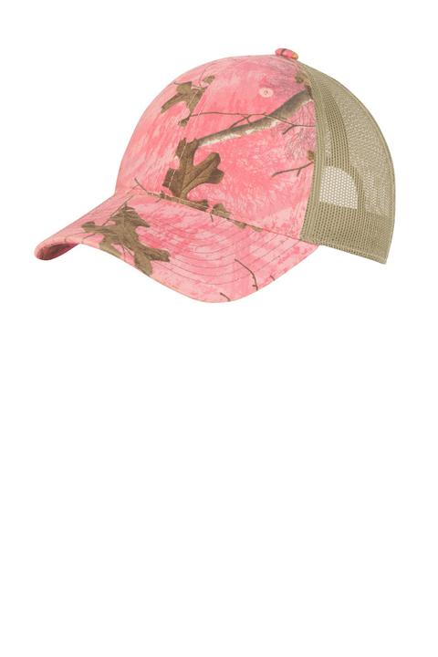C929 - Port Authority Unstructured Camouflage Mesh Back Cap