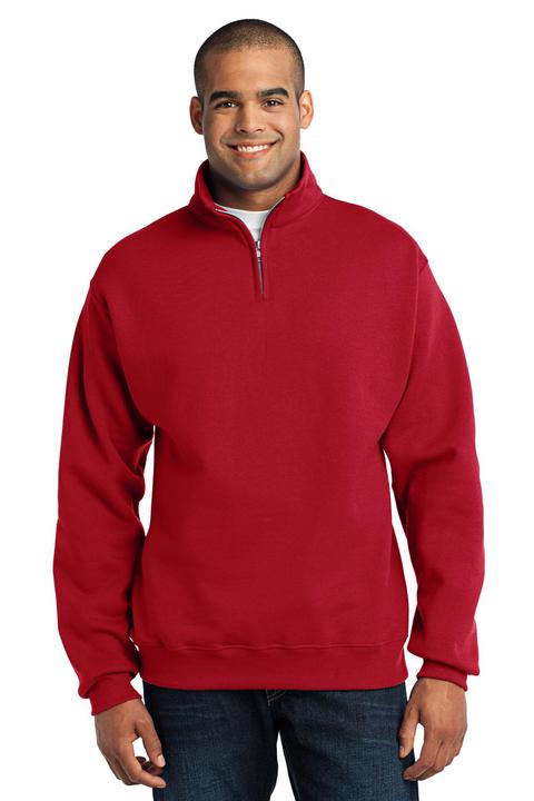 995M - Jerzees NuBlend 1/4 Zip Cadet Collar Sweatshirt