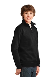 995Y - Jerzees Youth NuBlend 1/4 Zip Cadet Collar Sweatshirt
