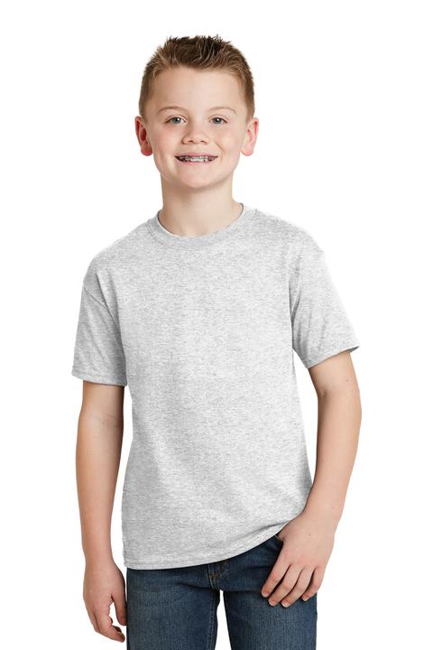 5370 - Hanes - Youth EcoSmart 50/50 Cotton/Poly T-Shirt.  5370