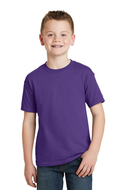 5370 - Hanes - Youth EcoSmart 50/50 Cotton/Poly T-Shirt. 5370