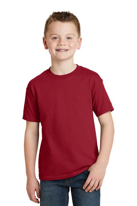 5370 - Hanes - Youth EcoSmart 50/50 Cotton/Poly T-Shirt.  5370