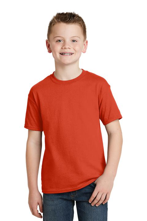 5370 - Hanes - Youth EcoSmart 50/50 Cotton/Poly T-Shirt. 5370