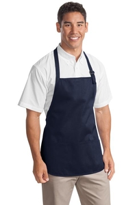 A510 - Port Authority Medium-Length Apron with Pouch Pockets. A510