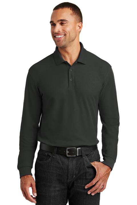 K100LS - Port Authority Long Sleeve Core Classic Pique Polo