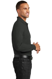 K100LS - Port Authority Long Sleeve Core Classic Pique Polo