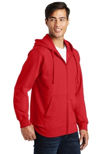 PC850ZH - Port & Company Fan Favorite Fleece Full Zip Hooded Sweatshirt