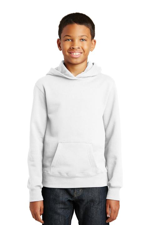 PC850YH - Port & Company Youth Fan Favorite Fleece Pullover Hooded Sweatshirt