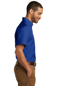 W101 - Port Authority Short Sleeve Carefree Poplin Shirt