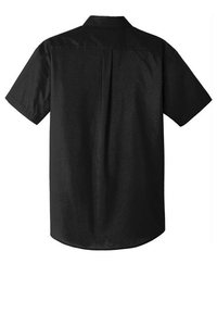 W101 - Port Authority Short Sleeve Carefree Poplin Shirt
