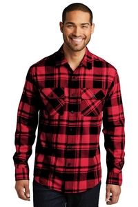 W668 - Port Authority Plaid Flannel Shirt